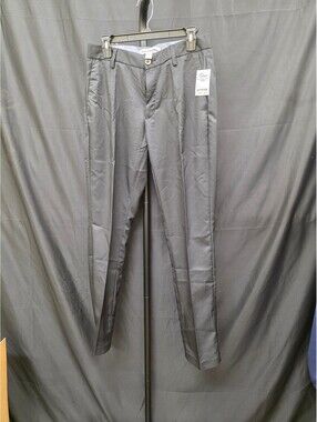 AMAZON ESSENTIALS MEN’S SLIM FIT FLAT FRONT DRESS PANT BLACK 30W X 32L